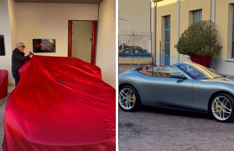 La nuova Ferrari di Fedez